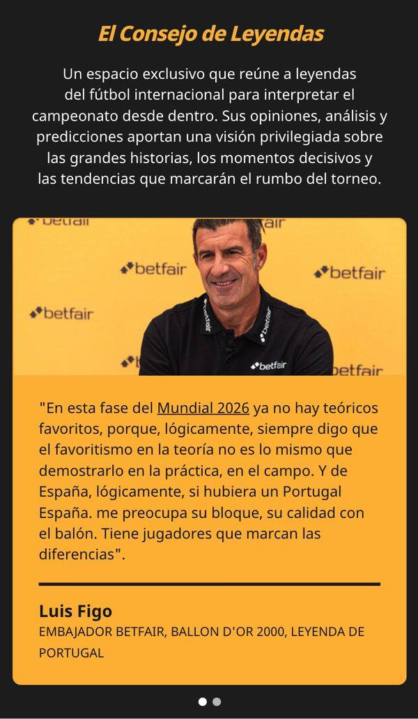 Mobile legends council card with Luis Figo